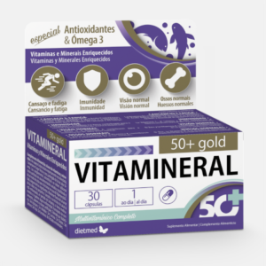 Vitaceutics Vitamineral 50 + Gold - 30 cápsulas