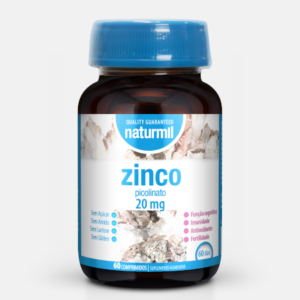 Naturmil Zinco Picolinato 20mg 60 Comprimidos