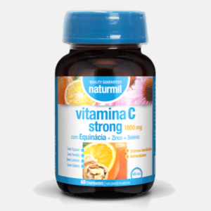 Naturmil Vitamina C Strong 1000 mg com Equinácea , Zinco e Selénio- 60 comprimidos