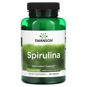 Swanson Spirulina  500 mg 180 Comprimidos