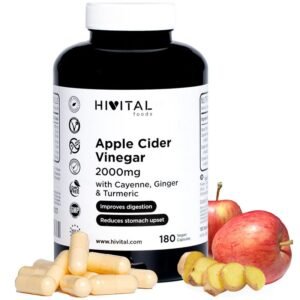 Hivital Vinagre de Maçã 2000 mg - 180 cápsulas vegan