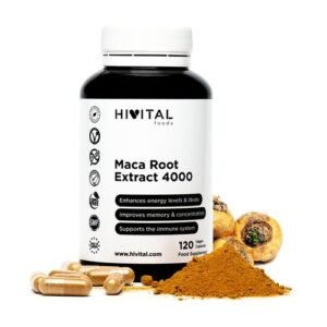 Hivital Maca Peruana Extrato Concentrado 4000 mg 120 Cápsulas