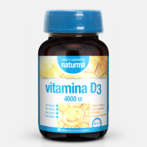 Naturmil Vitamina D3 4000 UI 60 Cápsulas