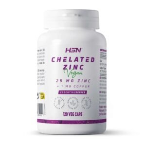 HSN Bisglicinato de Zinco ( 25 mg de Zinco ) - 120 Veg Caps