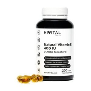 Hivital Vitamina E Natural 400 Ui 200 Cápsulas