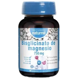 Naturmil Bisglicinato de Magnésio 750mg 90 Cápsulas