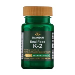 Swanson Vitamina K2 Natural 200 mg 30 Cápsulas